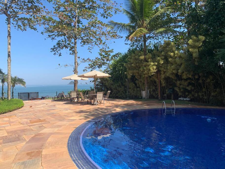 Casa Deliciosa Em Condo C/ Piscina Frente Ao Mar Sao Sebastiao  Eksteriør billede